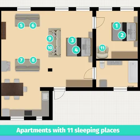 Daugavaluxapartments Free Parking-3