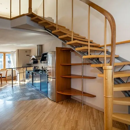 Old Riga Aldaru Street 2 Level Apartment With Terrace-2